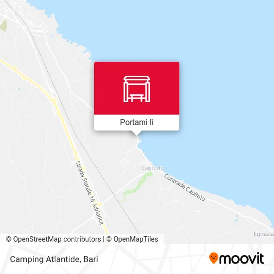 Mappa Camping Atlantide