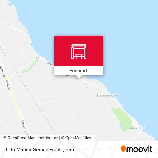 Mappa Lido Marina Grande Fronte