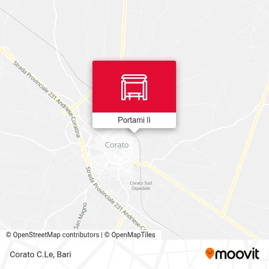 Mappa Corato C.Le