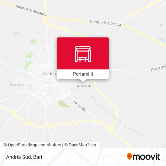 Mappa Andria Sud