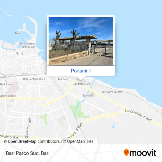 Mappa Bari Parco Sud
