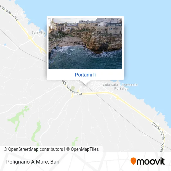 Mappa Polignano A Mare