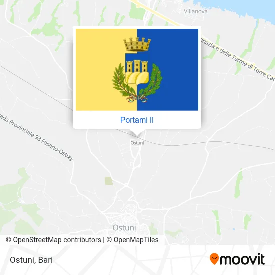 Mappa Ostuni