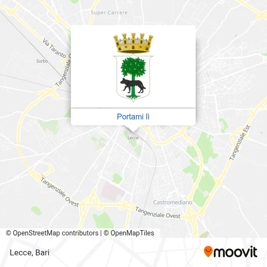 Mappa Lecce
