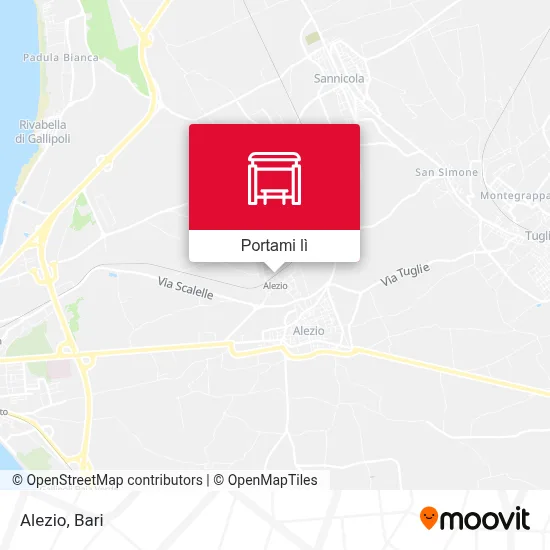 Mappa Alezio