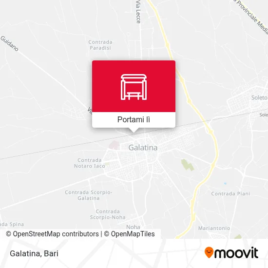 Mappa Galatina