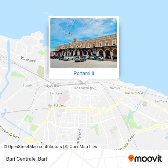 Mappa Bari Centrale