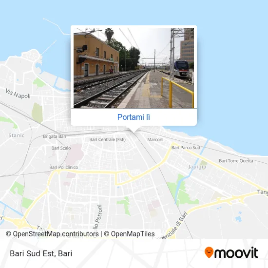 Mappa Bari Sud Est