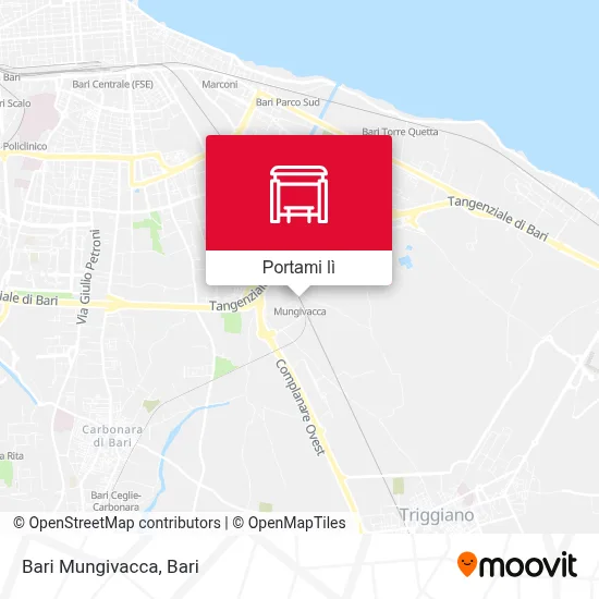 Mappa Bari Mungivacca