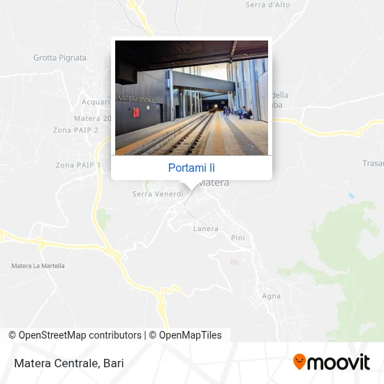 Mappa Matera Centrale