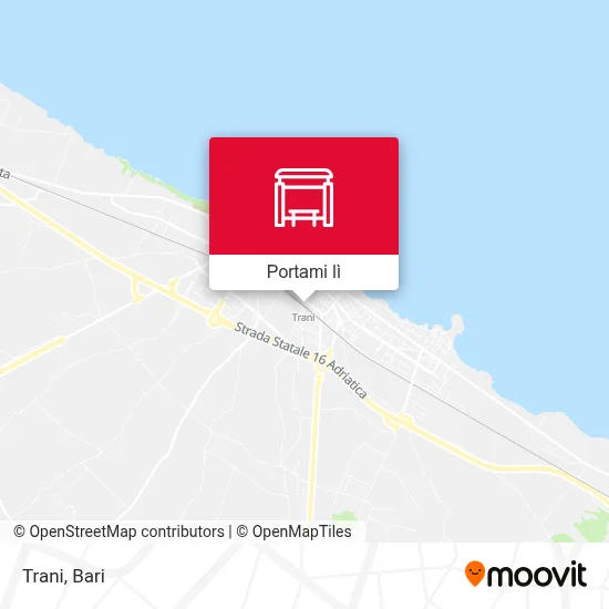 Mappa Trani