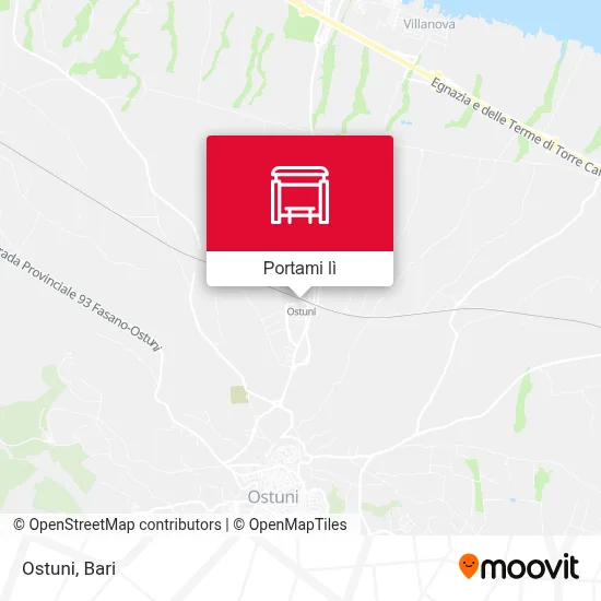 Mappa Ostuni