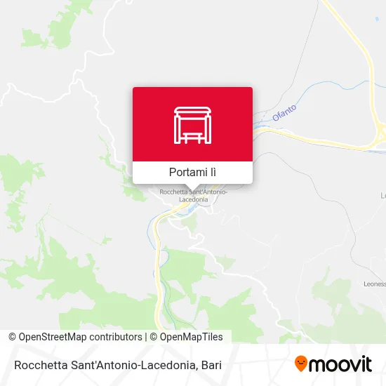 Mappa Rocchetta Sant'Antonio-Lacedonia