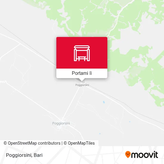 Mappa Poggiorsini