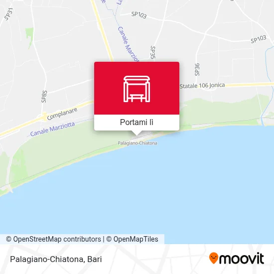 Mappa Palagiano-Chiatona