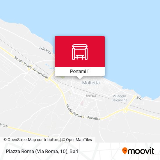 Mappa Piazza Roma (Via Roma, 10)