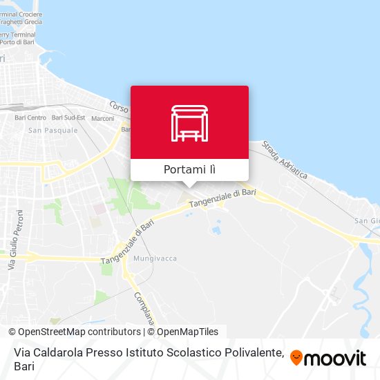 Mappa Via Caldarola Presso Istituto Scolastico Polivalente