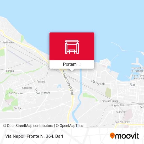 Mappa Via Napoli Fronte N. 364