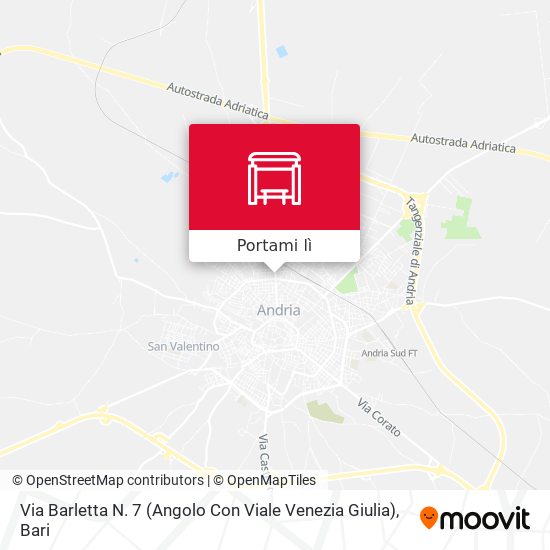 Mappa Via Barletta N. 7 (Angolo Con Viale Venezia Giulia)