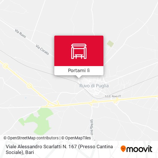 Mappa Viale Alessandro Scarlatti N. 167 (Presso Cantina Sociale)