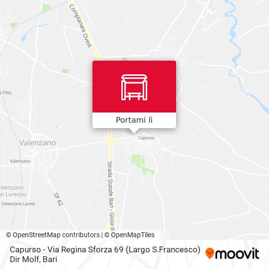 Mappa Capurso - Via Regina Sforza 69 (Largo S.Francesco) Dir Molf