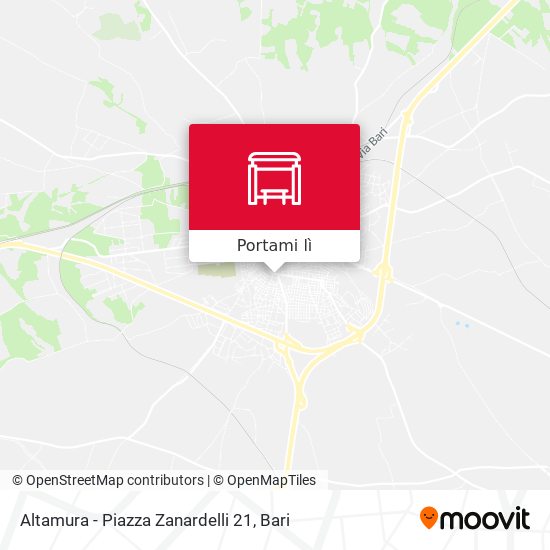 Mappa Altamura - Piazza Zanardelli 21