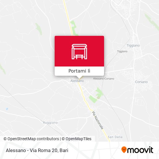 Mappa Alessano - Via Roma 20
