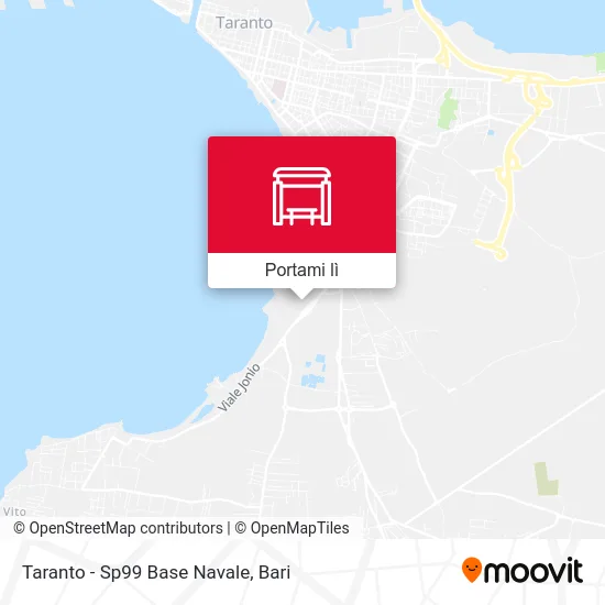 Mappa Taranto - Sp99 Base Navale