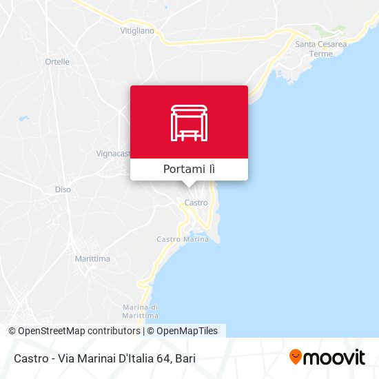Mappa Castro - Via Marinai D'Italia 64
