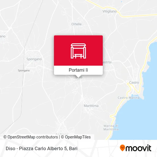 Mappa Diso - Piazza Carlo Alberto 5