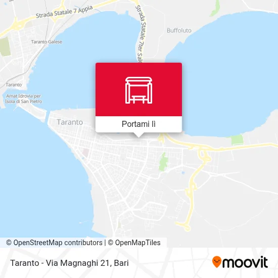 Mappa Taranto - Via Magnaghi 21