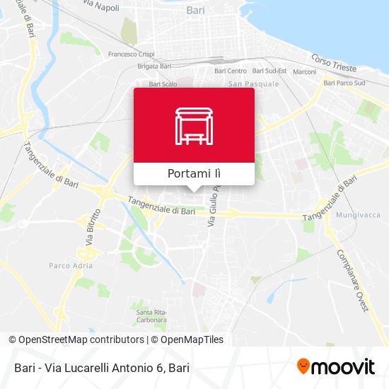 Mappa Bari - Via Lucarelli Antonio 6