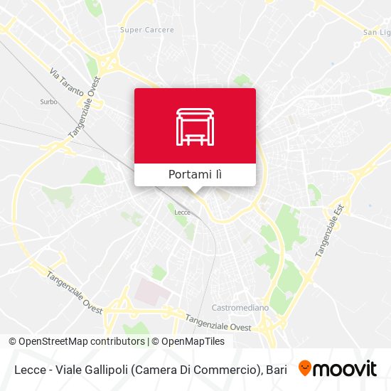 Mappa Lecce - Viale Gallipoli (Camera Di Commercio)