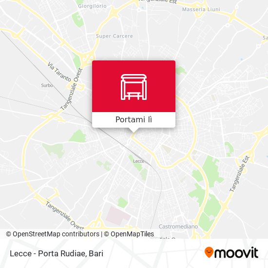 Mappa Lecce - Porta Rudiae