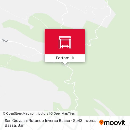 Mappa San Giovanni Rotondo Inversa Bassa - Sp43 Inversa Bassa