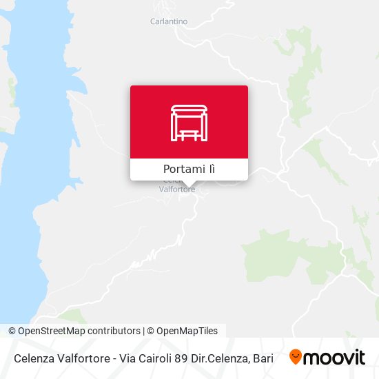 Mappa Celenza Valfortore - Via Cairoli 89 Dir.Celenza