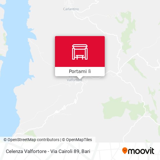 Mappa Celenza Valfortore - Via Cairoli 89