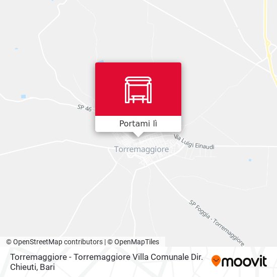 Mappa Torremaggiore - Torremaggiore Villa Comunale Dir. Chieuti