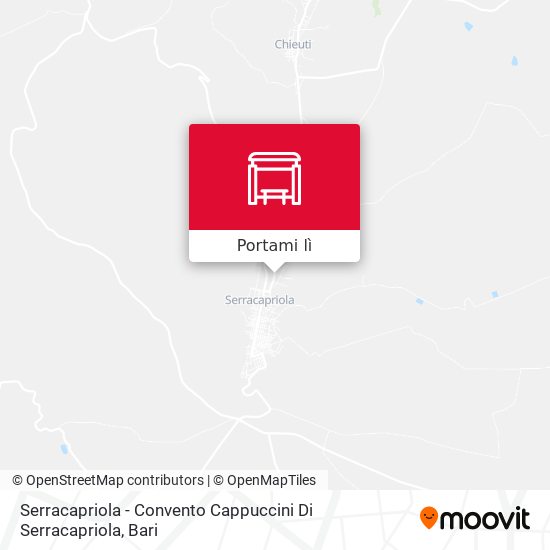 Mappa Serracapriola - Convento Cappuccini Di Serracapriola