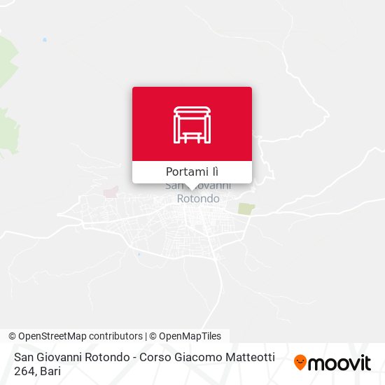 Mappa San Giovanni Rotondo - Corso Giacomo Matteotti 264