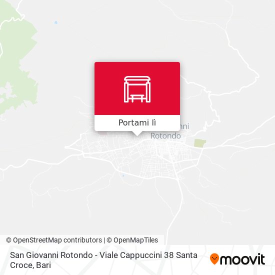 Mappa San Giovanni Rotondo - Viale Cappuccini 38 Santa Croce