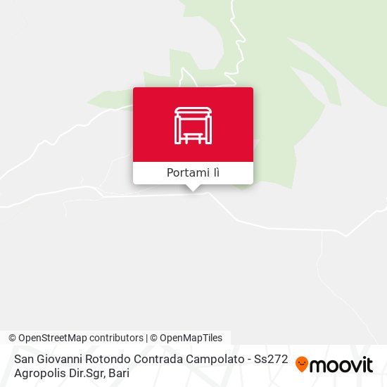 Mappa San Giovanni Rotondo Contrada Campolato - Ss272  Agropolis Dir.Sgr