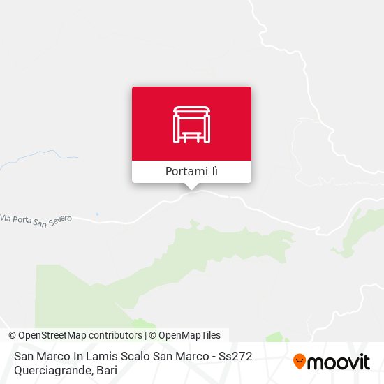 Mappa San Marco In Lamis Scalo San Marco - Ss272  Querciagrande