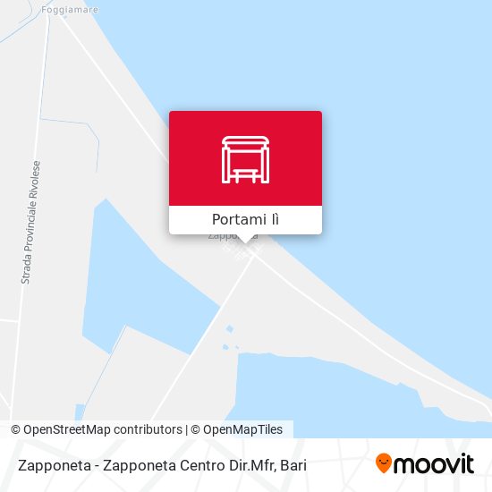 Mappa Zapponeta - Zapponeta Centro Dir.Mfr