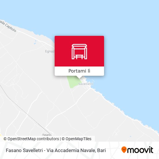 Mappa Fasano Savelletri - Via Accademia Navale
