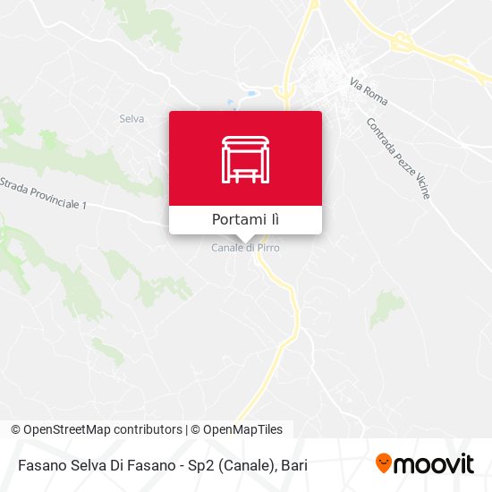 Mappa Fasano Selva Di Fasano - Sp2 (Canale)