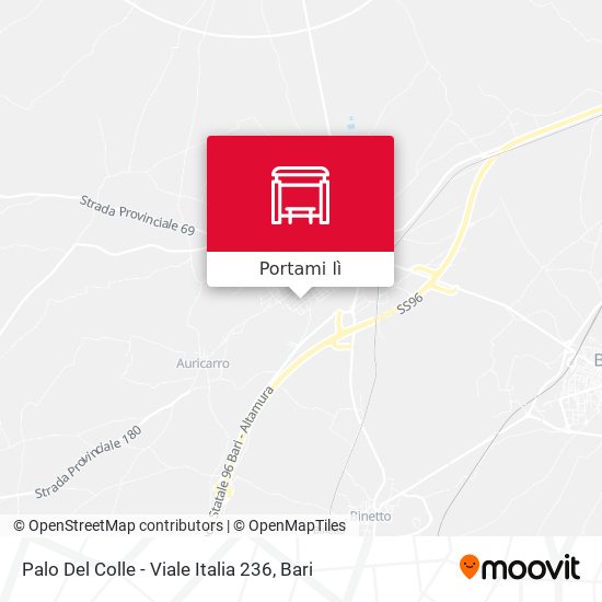 Mappa Palo Del Colle - Viale Italia 236