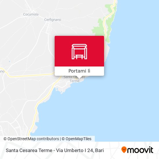 Mappa Santa Cesarea Terme - Via Umberto I 24