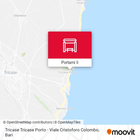 Mappa Tricase Tricase Porto - Viale Cristoforo Colombo