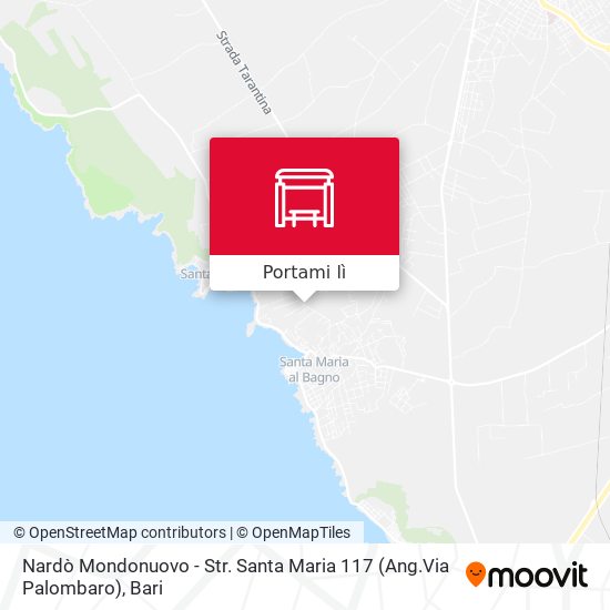 Mappa Nardò Mondonuovo - Str. Santa Maria 117 (Ang.Via Palombaro)